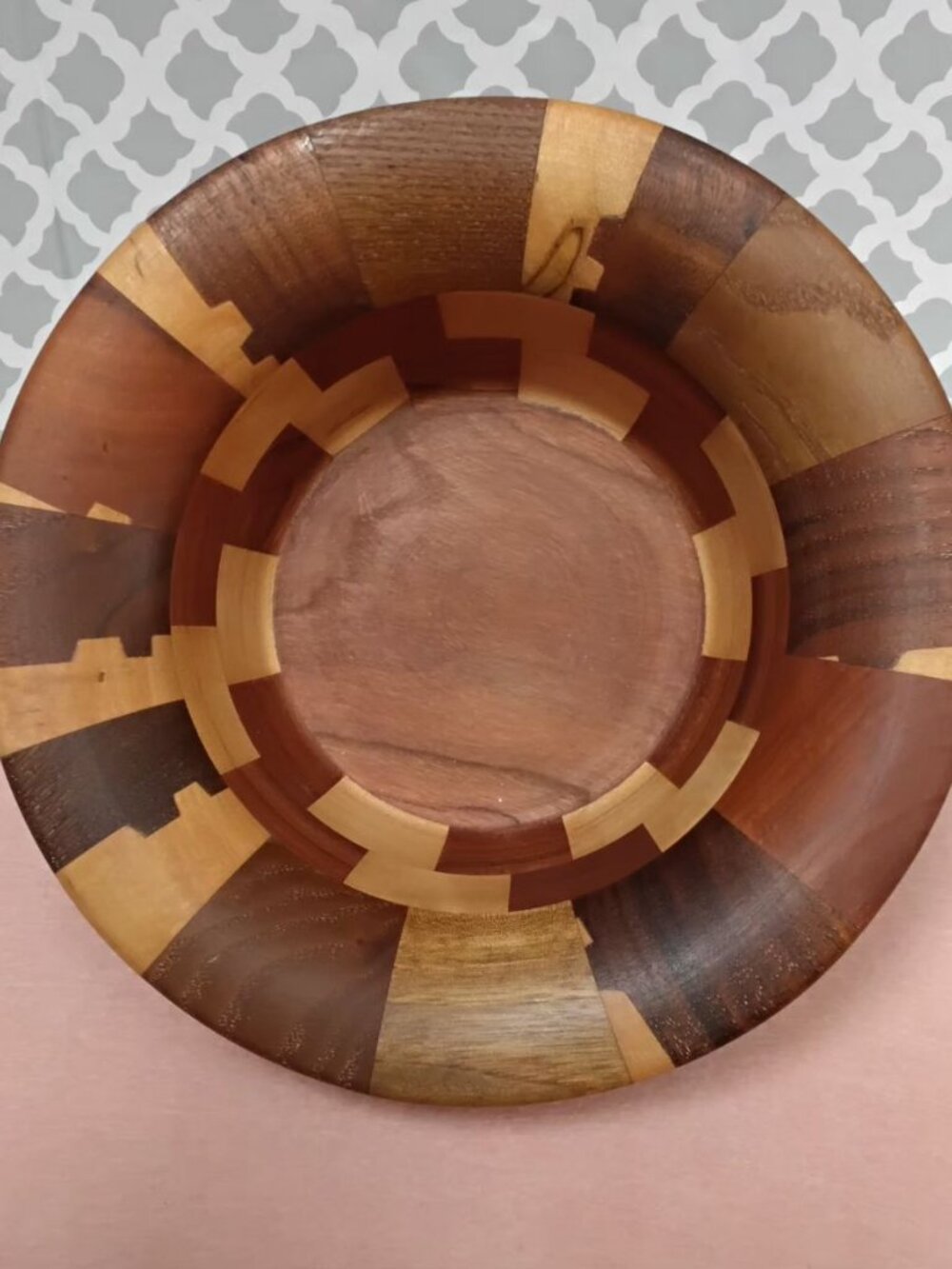 Steve T Smith Artisan Segmented Wooden Crafted Bowl